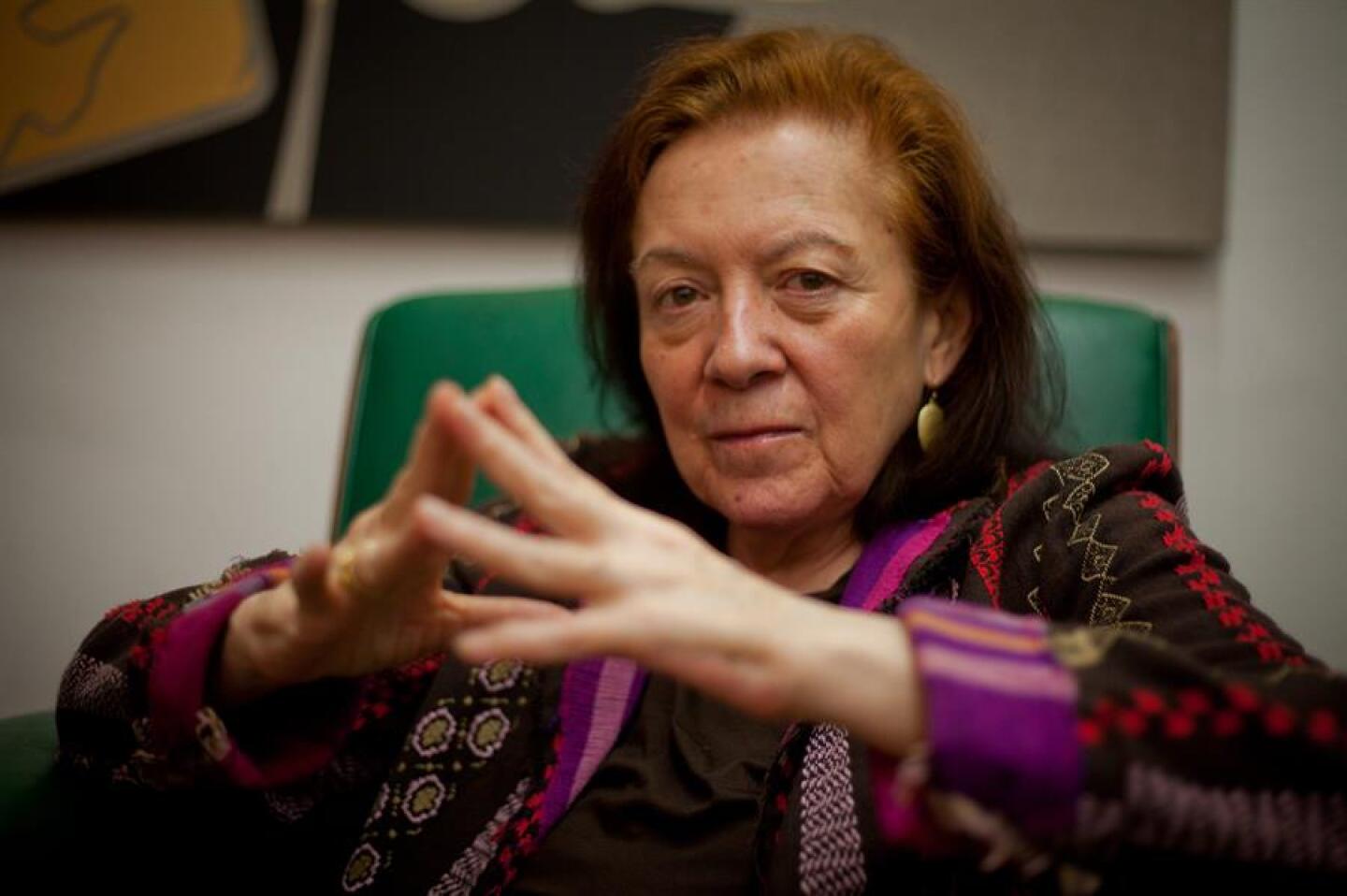 La fallecida artista colombiana Ana Mercedes Hoyos, en una fotografía de archivo. EFE/Federico Ríos