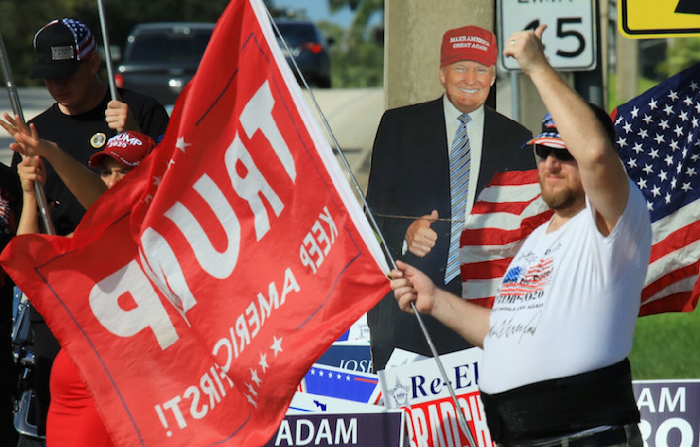 Across The U.S. Voters Flock To The Polls On Election Day