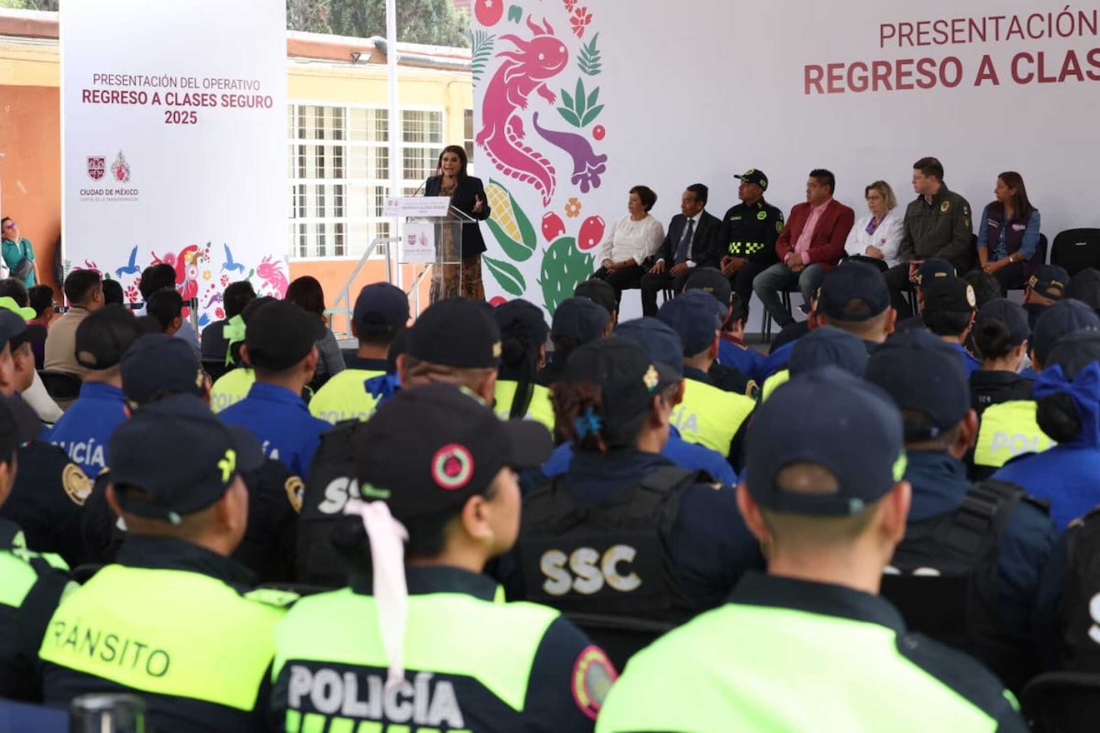 Seguridad por el regreso a clases en cdmx