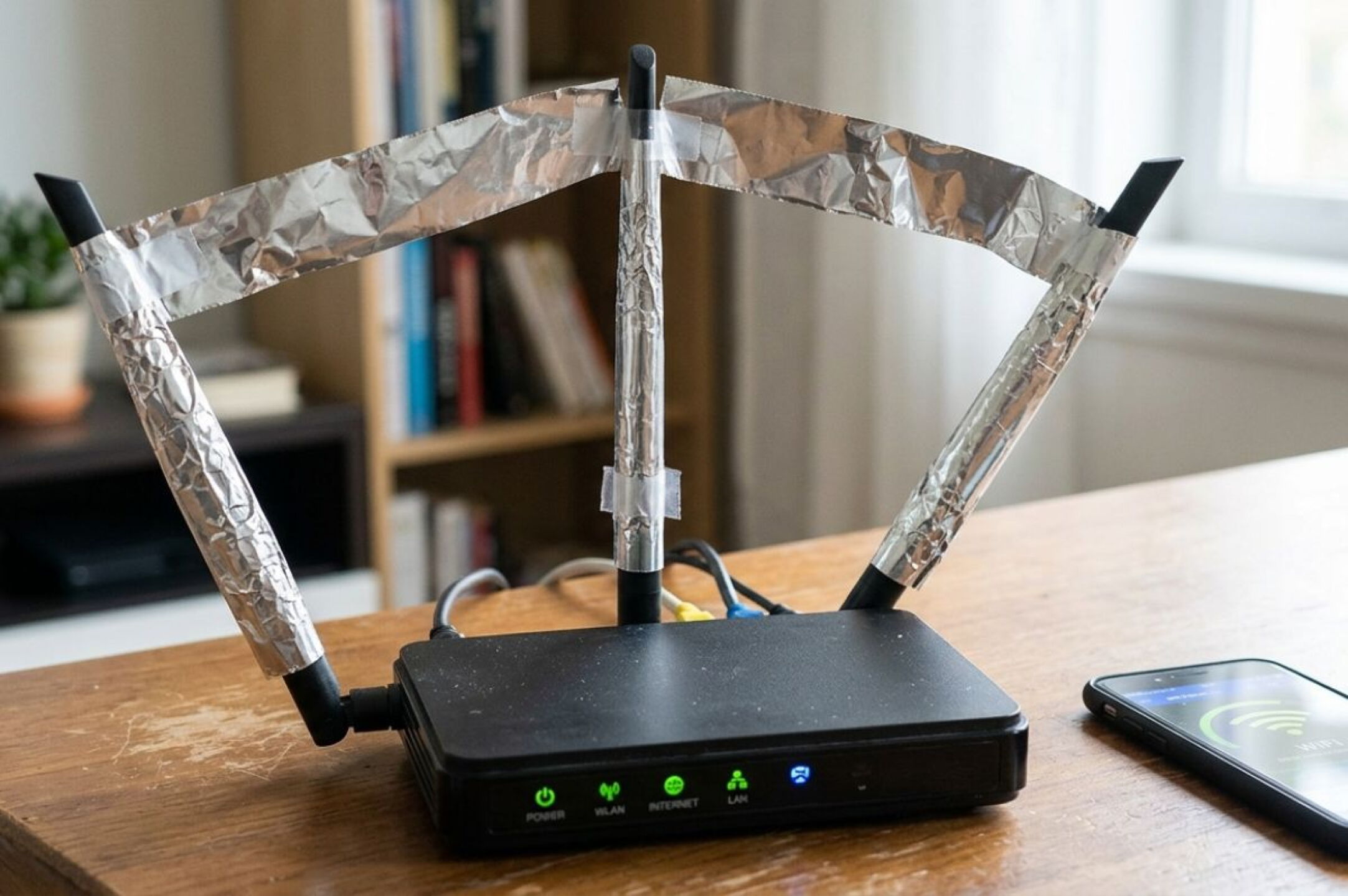 Wireless Router Aluminio Truco del papel aluminio en el módem de WiFi: los grandes beneficios ...