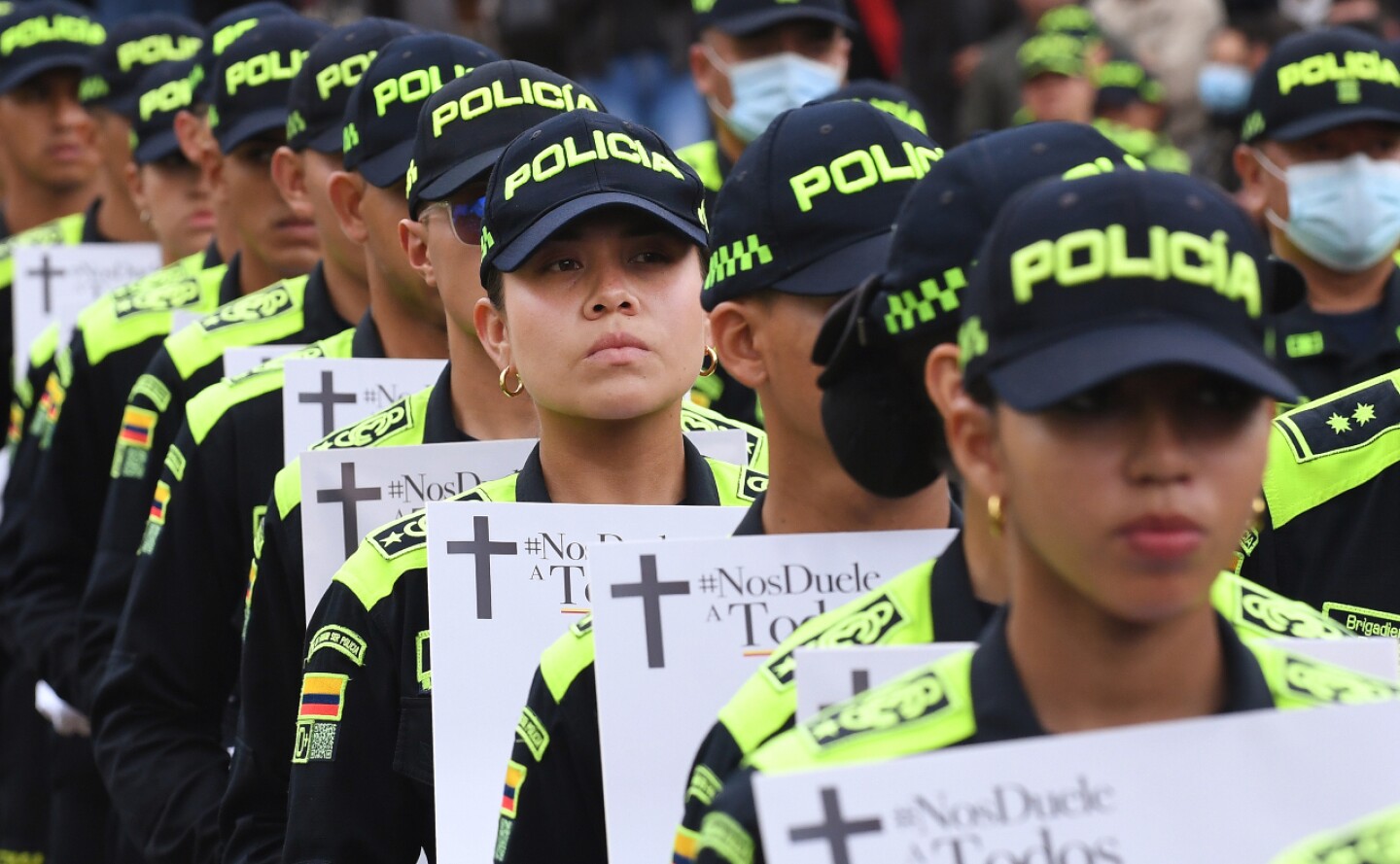 policías Colombia-afp