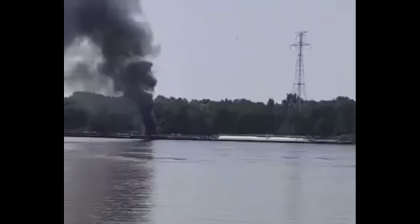 Accidente de helicóptero en el río Mississippi
