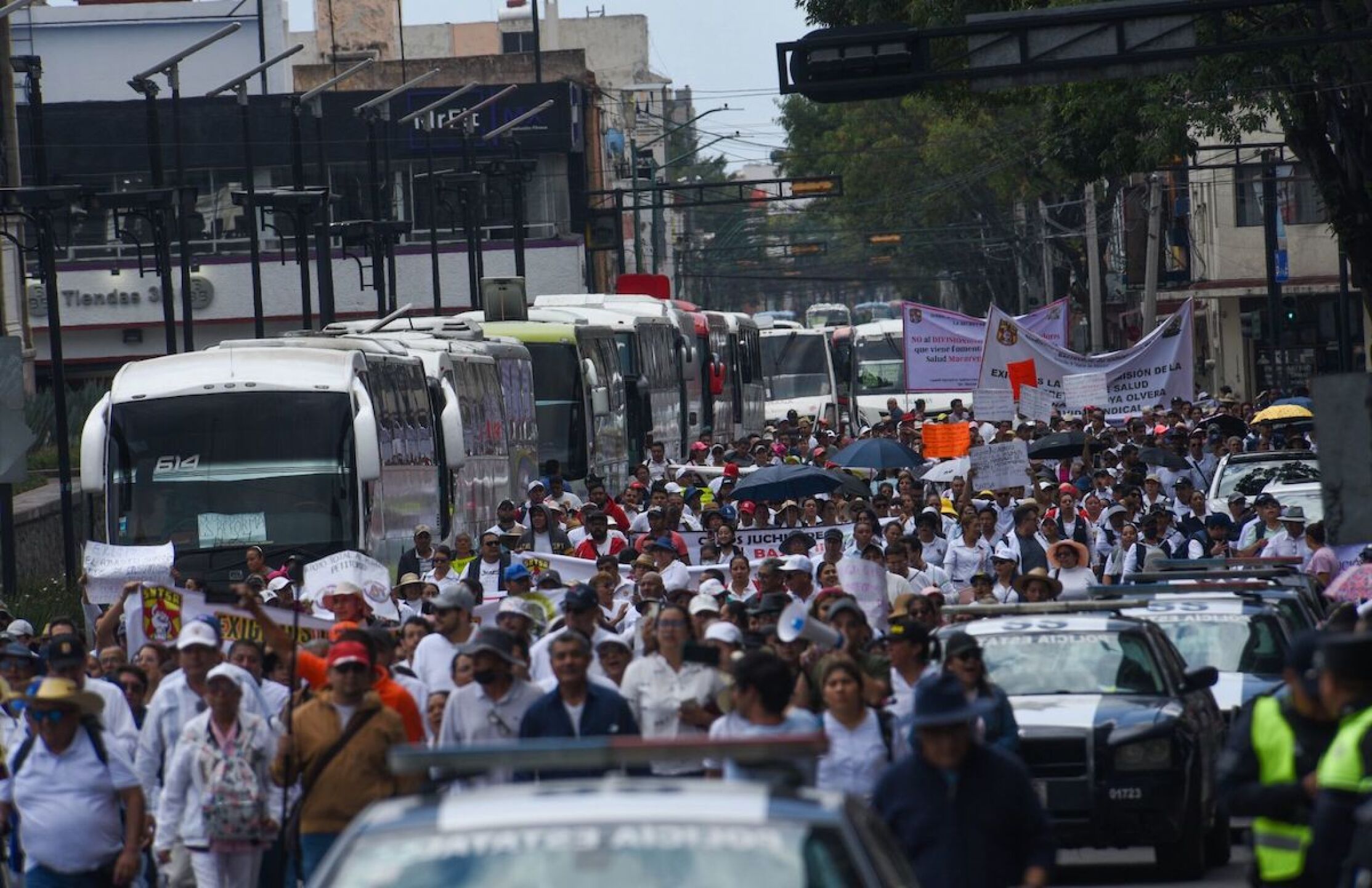 Bloqueos de trabajadores de la salud