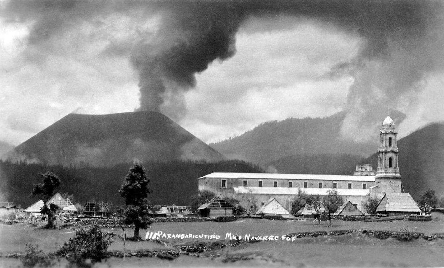 Paricutín Paricutin,+Mexico+in+the+1940'sBefore+the+church+was+buried+by+lavaPhoto-+UnknownPAR-20