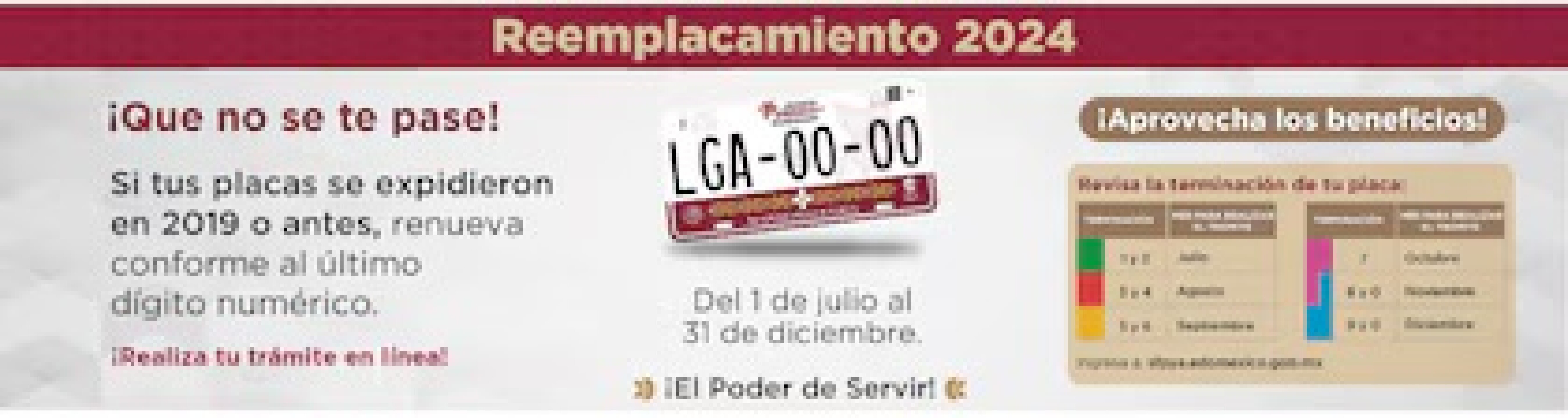 Reemplacamiento Edomex 2024