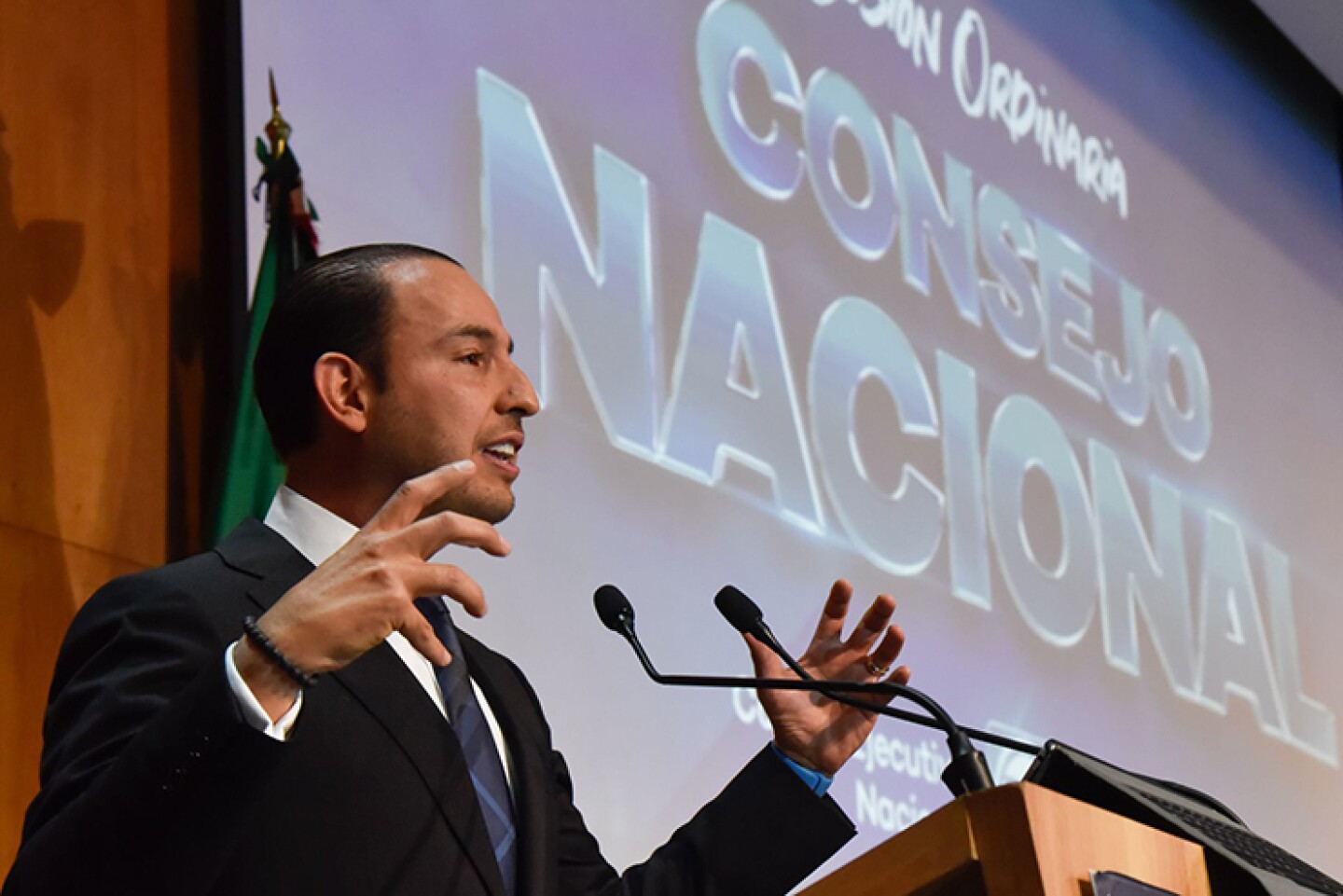 Marko Cortés, dirigente nacional del PAN, encabezó la sesión ordinaria del Consejo Nacional del partido político en la que se establecieron las bases de la operación rumbo las elecciones de 2020 y 2021.