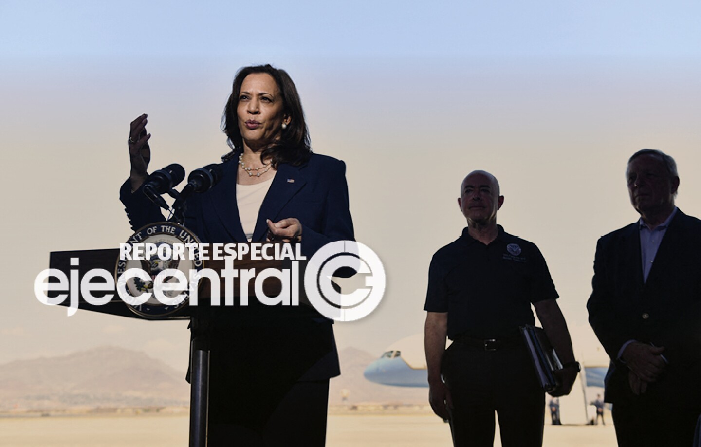 Kamala Harris en la frontera