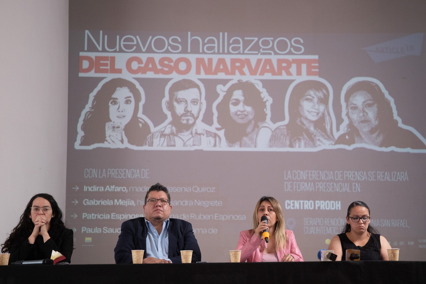 Denuncian encubrimiento en muerte de periodista y 4 mujeres el 2015 en México
