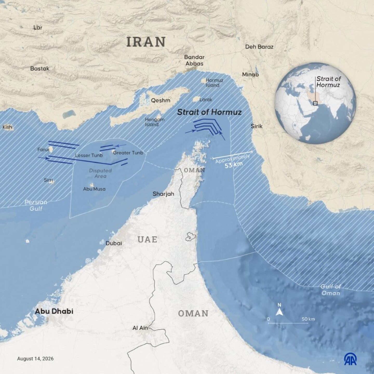 Trump insiste en que el estrecho de Ormuz será “territorio estadounidense” tras la guerra con Irán