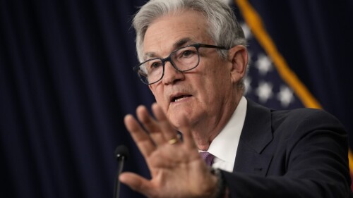 Federal Reserve Chair Jerome Powell Holds A News Conference Following The Federal Open Market Committee Meeting