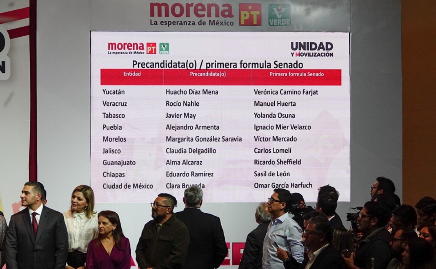 Gobernadores y candidatos de 4T