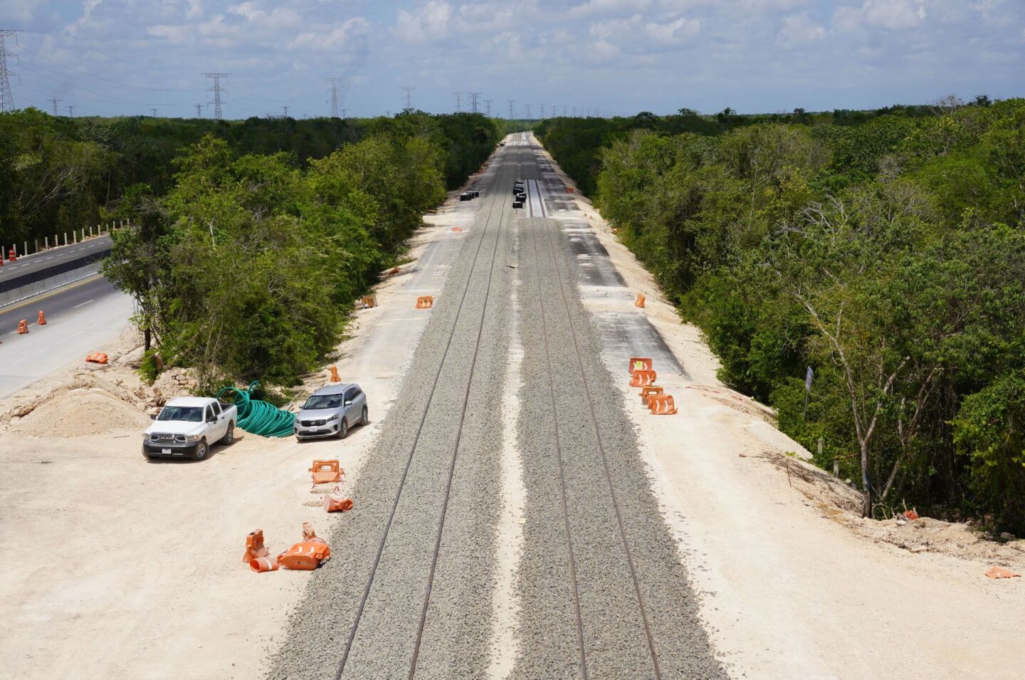 plantón Tren Maya