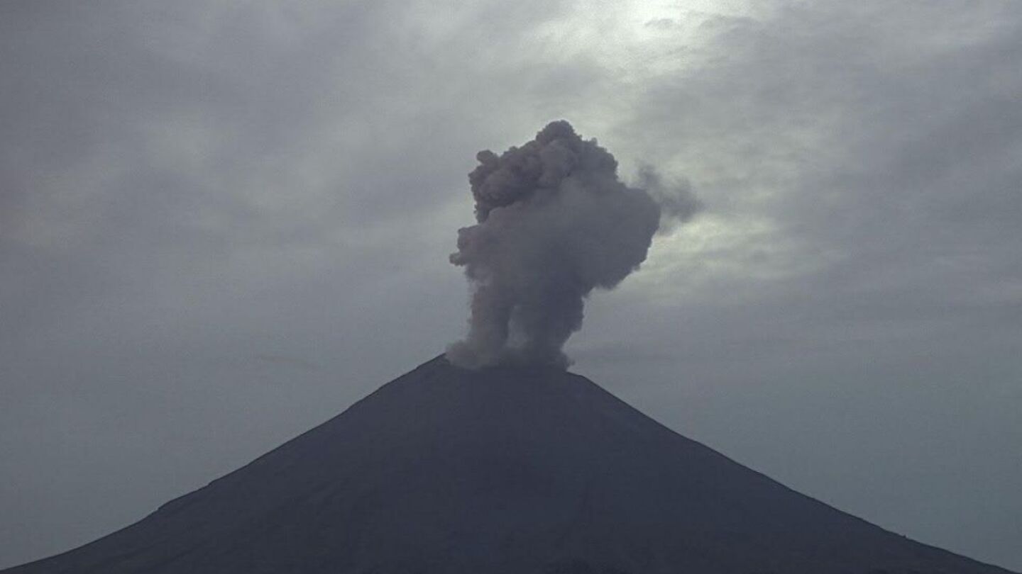 explosión volcán Popocatépetl
