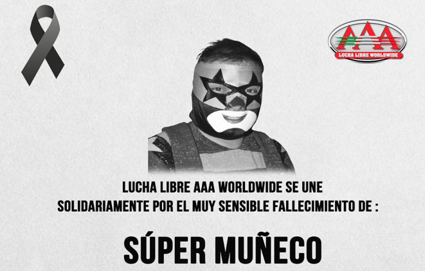 Súper Muñeco, emblema de la lucha libre, muere a los 59 años
