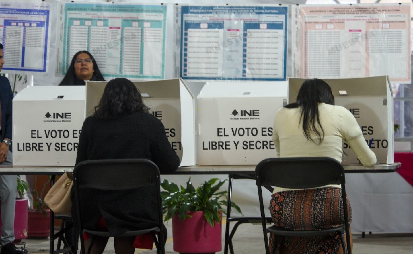 Simulacro elecciones Poder Judicial