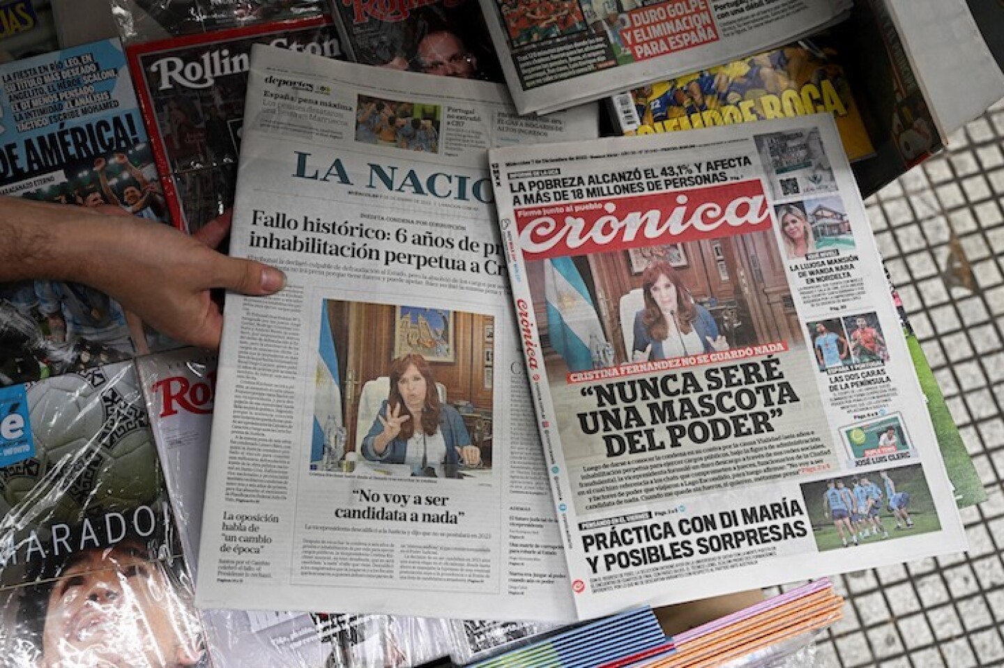 ARGENTINA-POLITICS-JUSTICE-CORRUPTION-FERNANDEZ-MEDIA-NEWSPAPERS