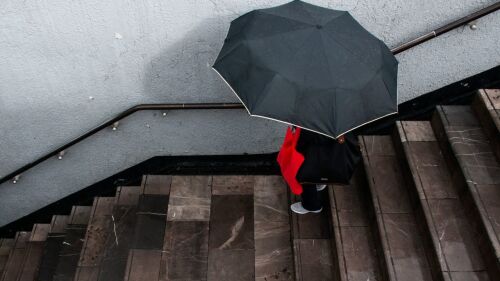 ¡Aguas!  El Metro capitalino registra marcha lenta por lluvias