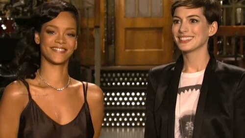rihanna-anne-hathaway-snl-promo