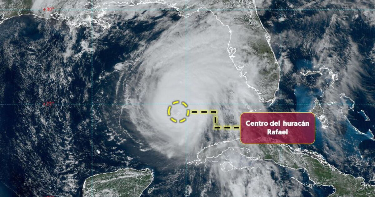 Uracan Rafael Huracán ‘Rafael’ cambia su trayectoria hacia México, ¿cuáles serán sus ...
