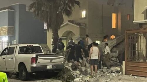 explosión en casa de policías en saltillo