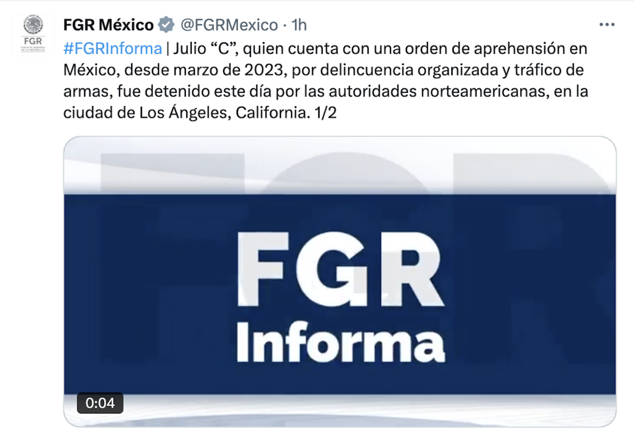 FGR contra Julio César Chavez Jr