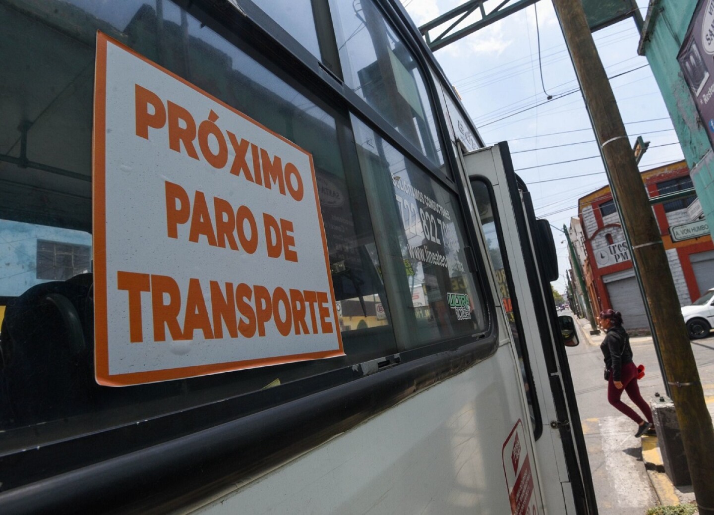 Anuncian paro transportistas Valle de Toluca