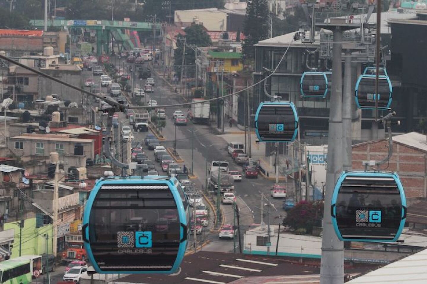 Se realizó un recorrido y supervisión de las medidas de seguridad de las estaciones Indios Verdes, La Pastora y Ticoman de la Línea 1 del Cablebús