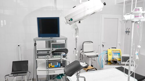 Gynecological room at the hospital
