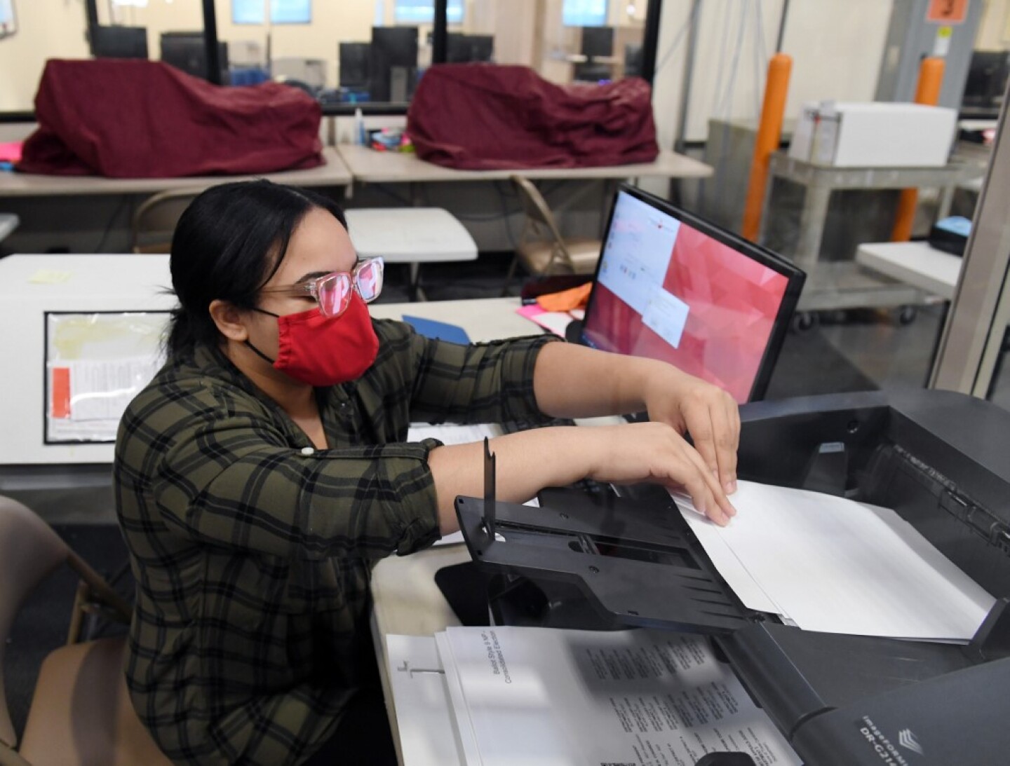 Clark County Election Officials Work On Vote Tabulation