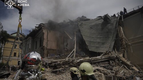 Rusia atacó el hospital infantil de Kiev con un misil Kh-101, según Ucrania