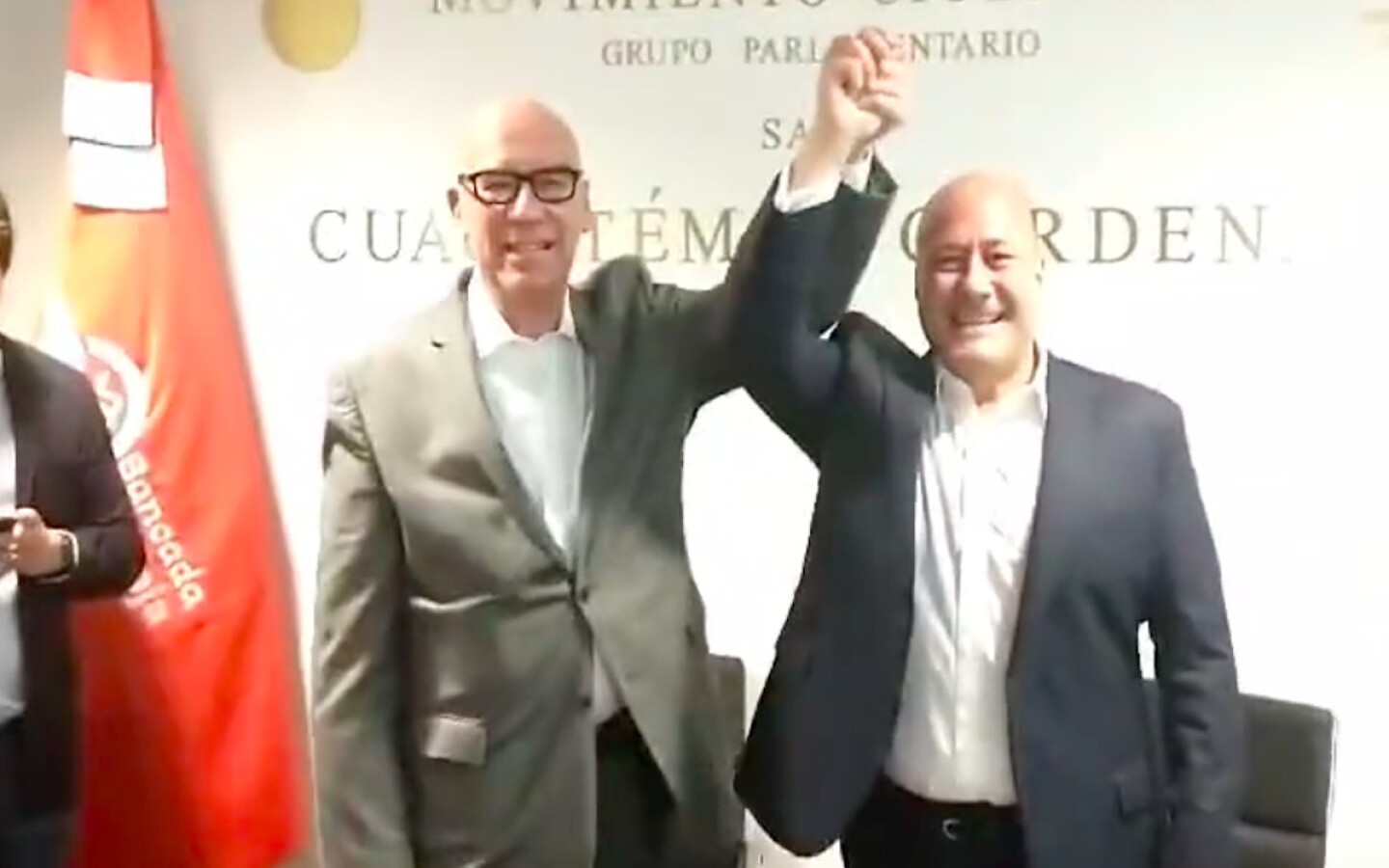 Enrique Alfaro y Dante Delgago