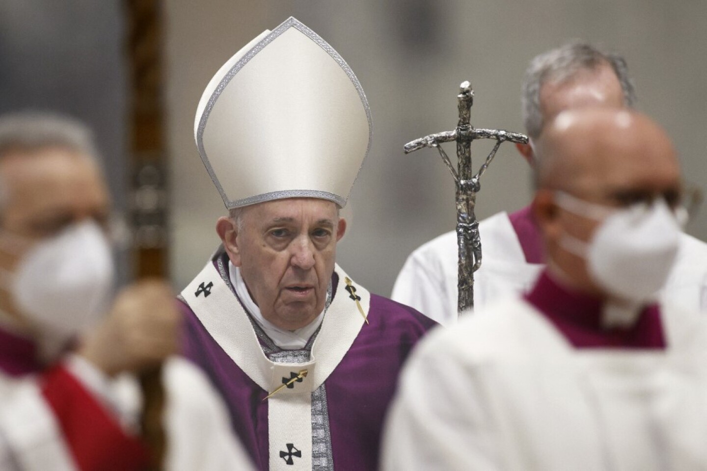 VATICAN-RELIGION-POPE-ASH WEDNESDAY-MASS